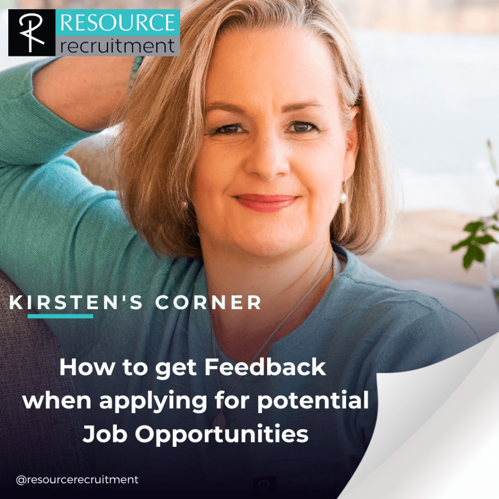 How to get Feedback when applying for potential Job Opportunities