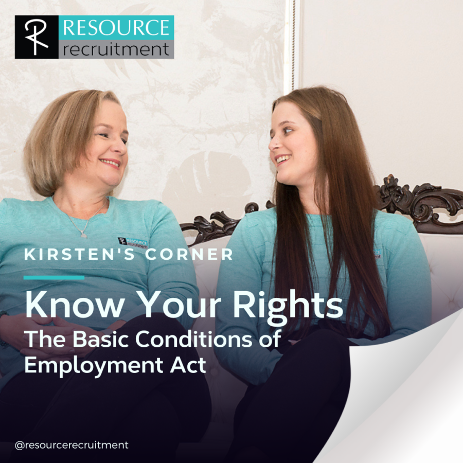 Know Your Rights- The Basic Conditions of Employment