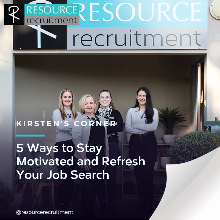 Top 5 Ways to Stay Motivated and Refresh Your Job Search